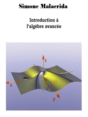 cover image of Introduction à l'algèbre avancée